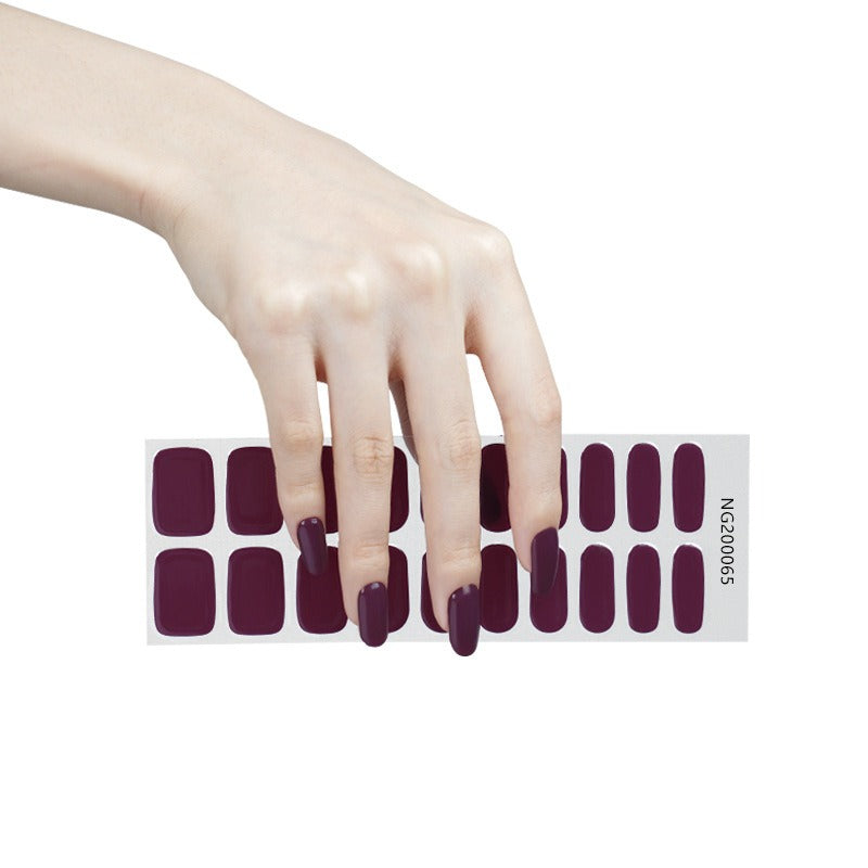 Ongles en gel semi-polymérisé | Aubergine - NG200065